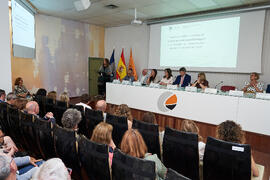 Intervención de Macarena Parrado. Presentación del Retrato de Honor de D. Eugenio José Luque Domínguez. Facultad de Ciencias Económicas y Empresariales. Junio de 2025