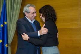 Toma de Posesión de Carmen Rosario Beuzón López como nueva catedrática del Departamento de Biología Celular, Genética y Fisiología de la Universidad de Málaga. Edificio del Rectorado. Febrero de 2018