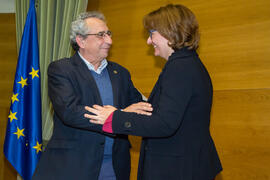 Toma de Posesión de Yolanda García Calvente como nueva catedrática del Departamento de Derecho Financiero y Filosofía del Derecho de la Universidad de Málaga. Edificio del Rectorado. Febrero de 2018
