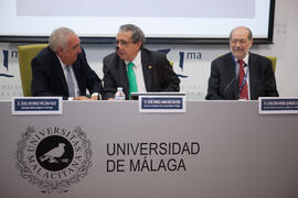 Intervención de José Ángel Narváez. XI Reunión Anual de Vicerrectores de Administración y Finanzas. Edificio del Rectorado. Septiembre de 2015