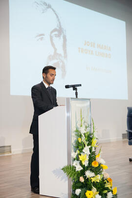 Homenaje en recuerdo del profesor José María Troya. Salón de Actos de la Escuela Técnica Superior de Ingeniería Informática. Octubre de 2016