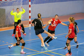 Partido Universidad de Constanta - Universidad de Oslo. Categoría femenina. Campeonato Europeo Universitario de Balonmano. Antequera. Julio de 2017