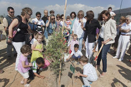 Inauguración del "Bosque del Conocimiento" en el Campus de Teatinos de la Universidad de Málaga. Junio de 2010