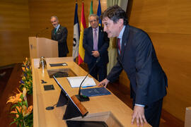 Toma de Posesión de Rafael Ventura Fernández como Vicerrector de Innovación Social y Emprendimiento de la Universidad de Málaga. Edificio del Rectorado.  Febrero de 2020