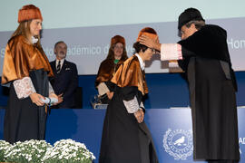 Investidura de Kazuyo Sejima como Doctora "Honoris Causa" por la Escuela de Arquitectura de la Universidad de Málaga. Paraninfo. Octubre de 2019
