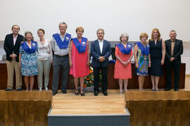 Graduación del curso del Aula de Mayores de la Universidad de Málaga. Paraninfo. Junio de 2017