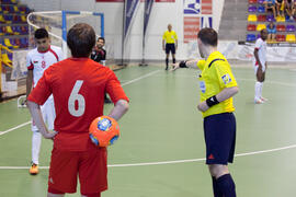 Partido Rusia contra Omán. 14º Campeonato del Mundo Universitario de Fútbol Sala 2014 (FUTSAL). Antequera. Julio de 2014