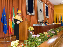 Investidura de nuevos doctores por la Universidad de Málaga. Paraninfo. Abril de 2008