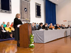 Investidura como Doctor "Honoris Causa" de D. José Antonio Domínguez Bandera por la Universidad de Málaga. Escuela Técnica Superior de Informática y Telecomunicaciones. Mayo de 2010