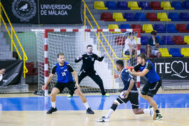 Partido Universidad de Montpellier - Universidad de Frankfurt. Categoría masculina. Campeonato Europeo Universitario de Balonmano. Antequera. Julio de 2017