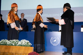Investidura de Kazuyo Sejima como Doctora "Honoris Causa" por la Escuela de Arquitectura de la Universidad de Málaga. Paraninfo. Octubre de 2019