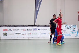 Partido Tailandia contra Georgia. 14º Campeonato del Mundo Universitario de Fútbol Sala 2014 (FUTSAL). Antequera. Julio de 2014