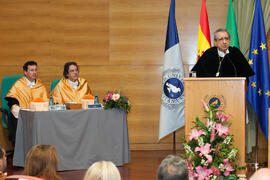 Investidura como Doctor "Honoris Causa" de Manuel Molina Lozano por la Facultad de Turismo de la Universidad de Málaga. Rectorado. Abril 2016