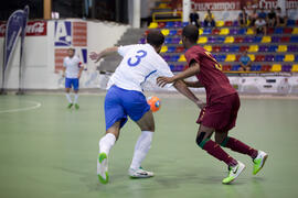 Partido Portugal contra Georgia. 14º Campeonato del Mundo Universitario de Fútbol Sala 2014 (FUTSAL). Antequera. Julio de 2014