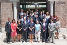 Toma de posesión de nuevos decanos, directores de centro y defensores de la Comunidad Universitaria. Rectorado. Junio de 2012