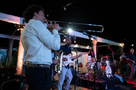 Concierto de Free Soul Band. Festival solidario en los Baños del Carmen. Cursos de Verano de la Universidad de Málaga. Málaga. Julio de 2019