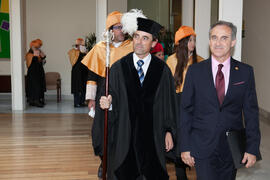 Investidura como Doctor "Honoris Causa" de Manuel Molina Lozano por la Facultad de Turismo de la Universidad de Málaga. Rectorado. Abril 2016