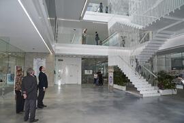 Visita a la nueva facultad de Psicología y Logopedia de la Universidad de Málaga tras su inauguración. Campus de Teatinos. Octubre de 2022