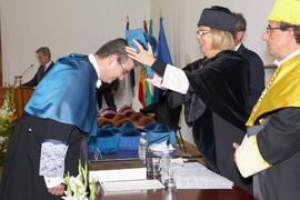 Investidura de nuevos doctores por la Universidad de Málaga. Paraninfo. Febrero de 2012