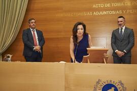 Toma de posesión de Beatriz Lacomba Arias como nueva Vicerrectora Adjunta para el Acceso y Admisión de Estudiantes de la Universidad de Málaga. Edificio del Rectorado. Abril de 2024