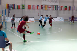 Partido Uruguay contra Portugal. 14º Campeonato del Mundo Universitario de Fútbol Sala 2014 (FUTSAL). Antequera. Julio de 2014