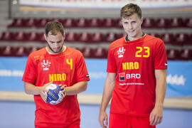 Partido Rumanía - Corea. Categoría masculina. Campeonato del Mundo Universitario de Balonmano. Antequera. Junio de 2016