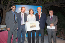 "La Noche del Libro", pregón inaugural de la 39ª Feria del Libro de Málaga. Jardín Botánico-Histórico "La Concepción". Abril de 2009