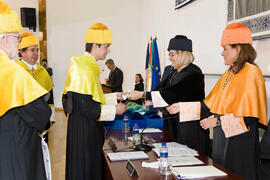 Investidura de nuevos doctores por la Universidad de Málaga. Paraninfo. Enero de 2011