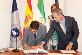 Toma de posesión de nuevos cargos de la Universidad de Málaga. Rectorado. Octubre de 2013