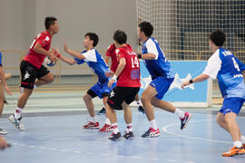 Partido Japón - China Taipei. Categoría masculina. Campeonato del Mundo Universitario de Balonmano. Antequera. Junio de 2016
