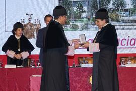 Entrega de la medalla de oro de la Universidad de Sevilla a la Universidad de Málaga. Iglesia de la Anunciación, Sevilla. Septiembre de 2022
