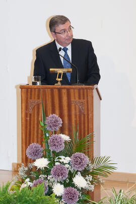 Intervención de  Francisco José Andrade Núñez en el homenaje al personal que cumple 25 años de servicio en la UMA. Paraninfo. Junio 2016