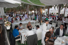 Cena de gala en el restaurante El Palmeral. Olimpiada Española de Economía, Fase Nacional. Puerto de Málaga Muelle 2 El Palmeral de las Sorpresas. Junio de 2015