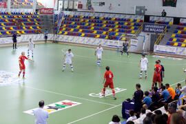Partido Rusia contra República Checa. 14º Campeonato del Mundo Universitario de Fútbol Sala 2014 (FUTSAL). Antequera. Julio de 2014