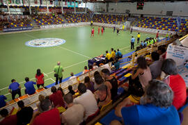 Partido España contra China. 14º Campeonato del Mundo Universitario de Fútbol Sala 2014 (FUTSAL). Antequera. Julio de 2014