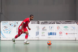 Partido Azerbaiyán contra Omán. 14º Campeonato del Mundo Universitario de Fútbol Sala 2014 (FUTSAL). Antequera. Julio de 2014
