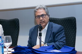 Juan Antonio García Galindo. Graduación y clausura del curso del Aula de Mayores de la Universidad de Málaga. Paraninfo. Junio de 2017