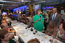 Cena Homenaje a profesores y PAS jubilados de la Facultad de Económicas. Restaurante El Palmeral. Septiembre de 2015