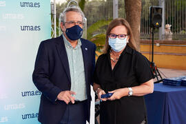 Homenaje al personal jubilado o que cumple 25 años de servicio en la Universidad de Málaga. Jardín Botánico. Septiembre de 2021