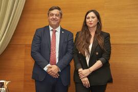 Toma de posesión de Beatriz Rodríguez Díaz como nueva Vicerrectora Adjunta de Docencia de la Universidad de Málaga. Edificio del Rectorado. Abril de 2024