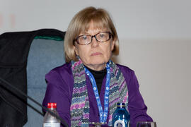 María Teresa Prieto Ruz. Acto inaugural del 4º Congreso Internacional de Actividad Físico-Deportiva para Mayores. Escuela Técnica Superior de Ingeniería Informática y Telecomunicaciones. Marzo de 2011