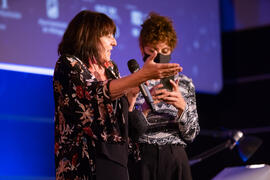 Gala de Clausura de la 30 edición de Fancine de la Universidad de Málaga. Cine Albéniz. Noviembre de 2020