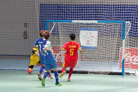 Partido China contra Tailandia. 14º Campeonato del Mundo Universitario de Fútbol Sala 2014 (FUTSAL). Antequera. Julio de 2014