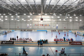 Partido Rusia - Polonia. Categoría femenina. Campeonato del Mundo Universitario de Balonmano. Antequera. Junio de 2016