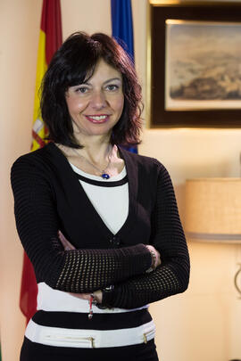 Retrato de María del Mar Díaz Gómez, Vicecretaria de la Facultad de Económicas. Facultad de Ciencias Económicas y Empresariales. Marzo de 2016