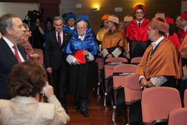 Investidura como Doctor "Honoris Causa" de Antonio Luque por la Facultad de Ciencias de la Universidad de Málaga. Edificio del Rectorado. Octubre de 2016