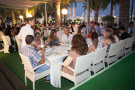 Cena de gala en el restaurante El Palmeral. Olimpiada Española de Economía, Fase Nacional. Puerto de Málaga Muelle 2 El Palmeral de las Sorpresas. Junio de 2015