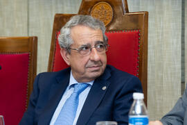 José Ángel Narváez. Nombramiento de José Sánchez Maldonado como Alumno de Honor de la Facultad de Ciencias Económicas y Empresariales. Facultad de Ciencias Económicas y Empresariales. Diciembre de 2019