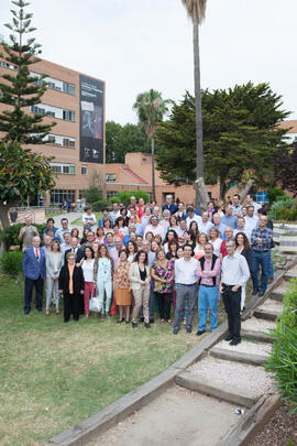 Foto de grupo. Facultad de Ciencias Económicas y Empresariales. Campus de El Ejido. Mayo de 2015