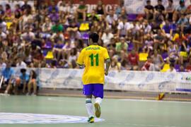 Partido Rusia contra Brasil. 14º Campeonato del Mundo Universitario de Fútbol Sala 2014 (FUTSAL). Antequera. Julio de 2014